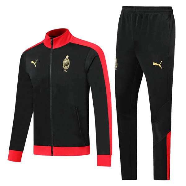 Chandal AC Milan 2019/20 Negro Rojo Amarillo